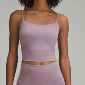 Lululemon Wunder Train Strappy Tank in Violet Verbena – Size 10